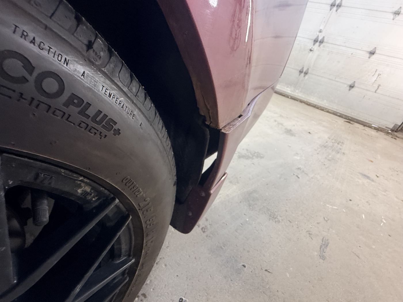Nissan Altima 2008, Arche d'aile arrière